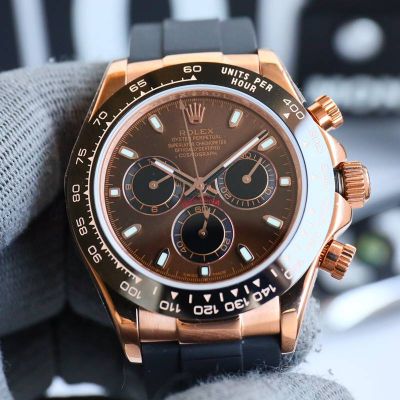 Black ROLEX Daytona Replica Imported Steel 40MM Watch